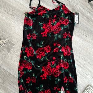 Velour 🌹 rose slip dress